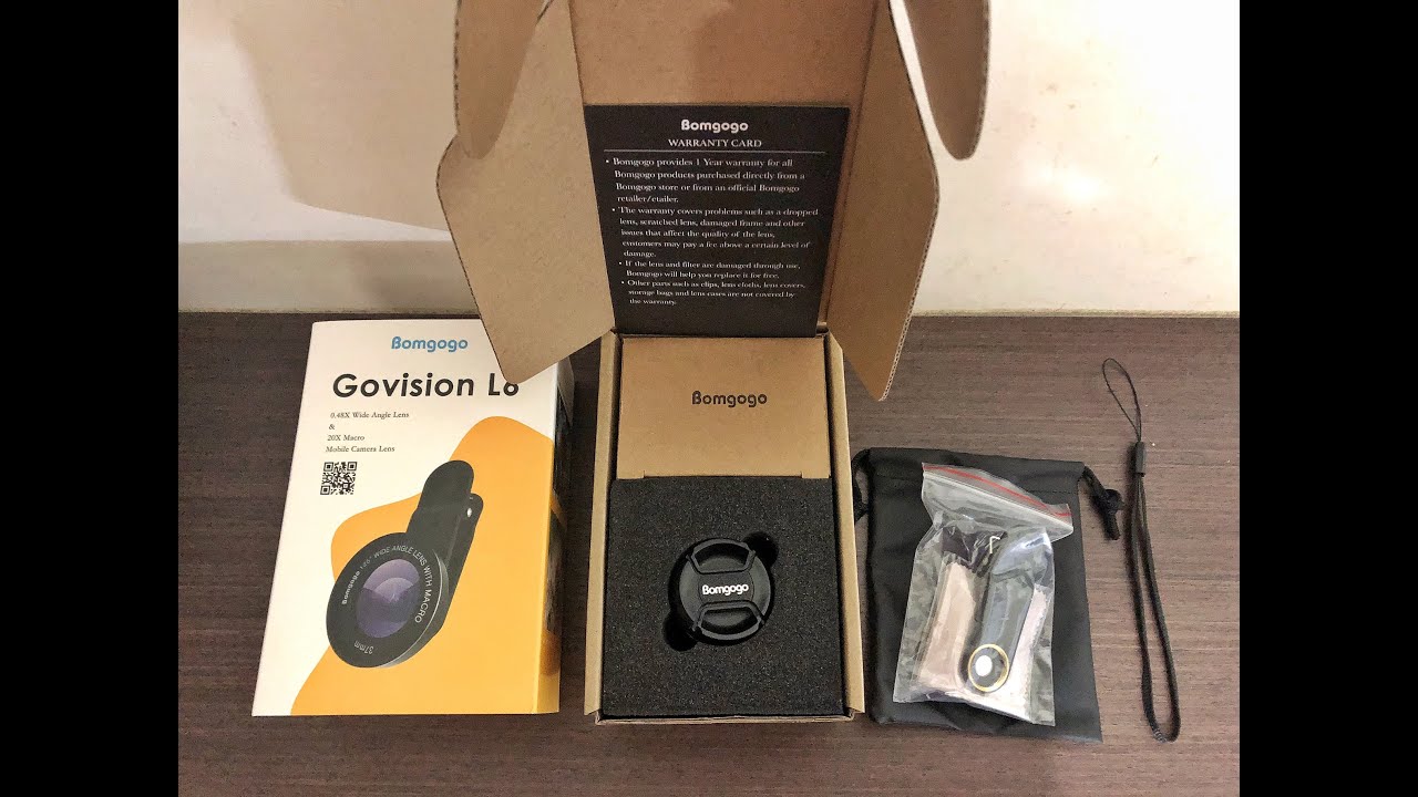 開箱分享｜手機廣角鏡頭:不變形款Bomgogo Govision L6推薦!!小顆好攜帶又有質感(折扣碼halokk享82折優惠)